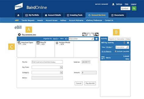 baird online portal.